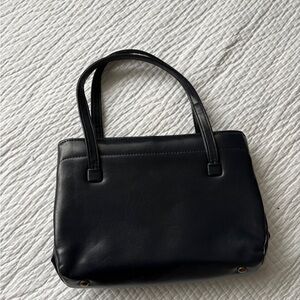 Black Vintage Style Frame Handbag